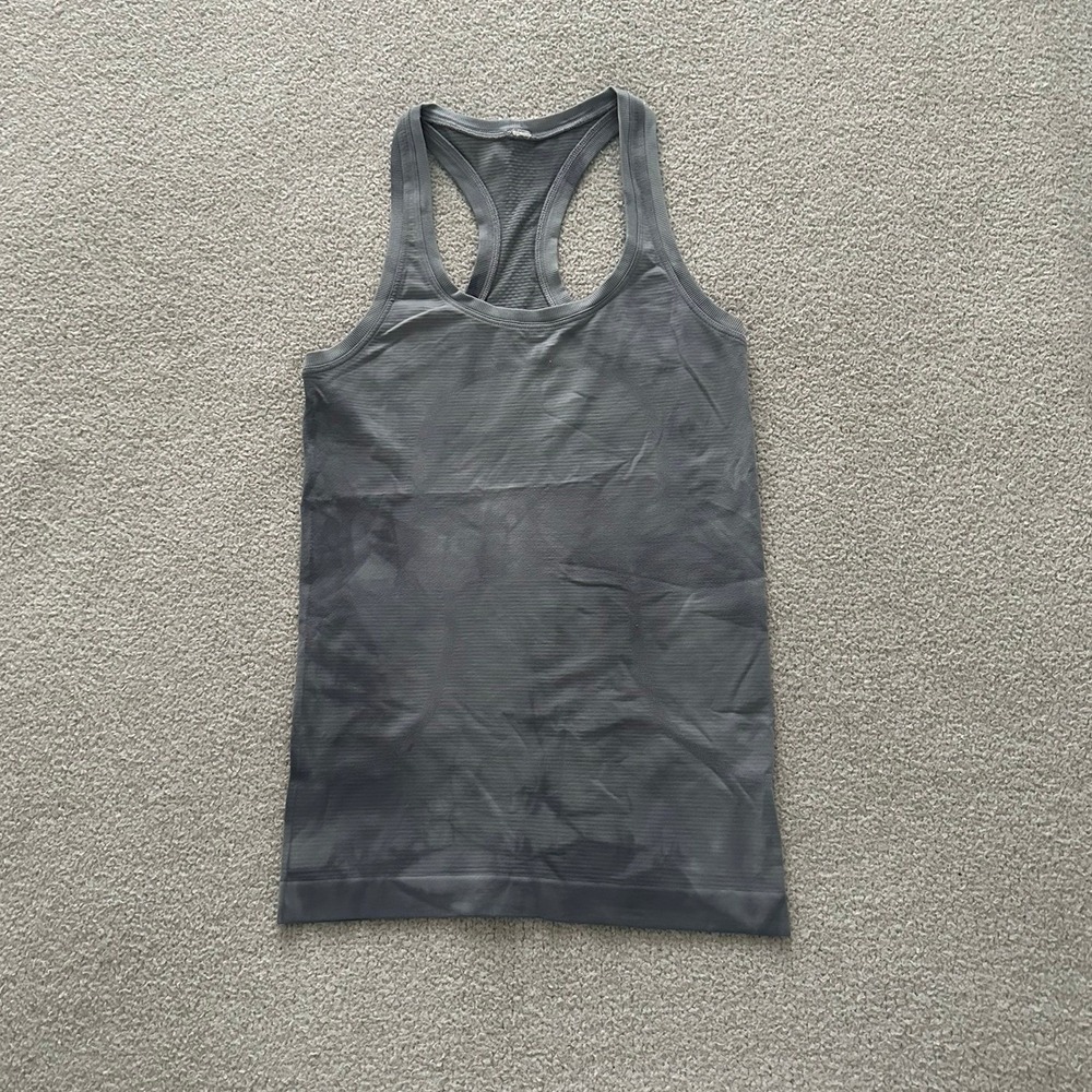 lululemon Swiftly Tech RB Tank size 2 in Diamond Dye Grey